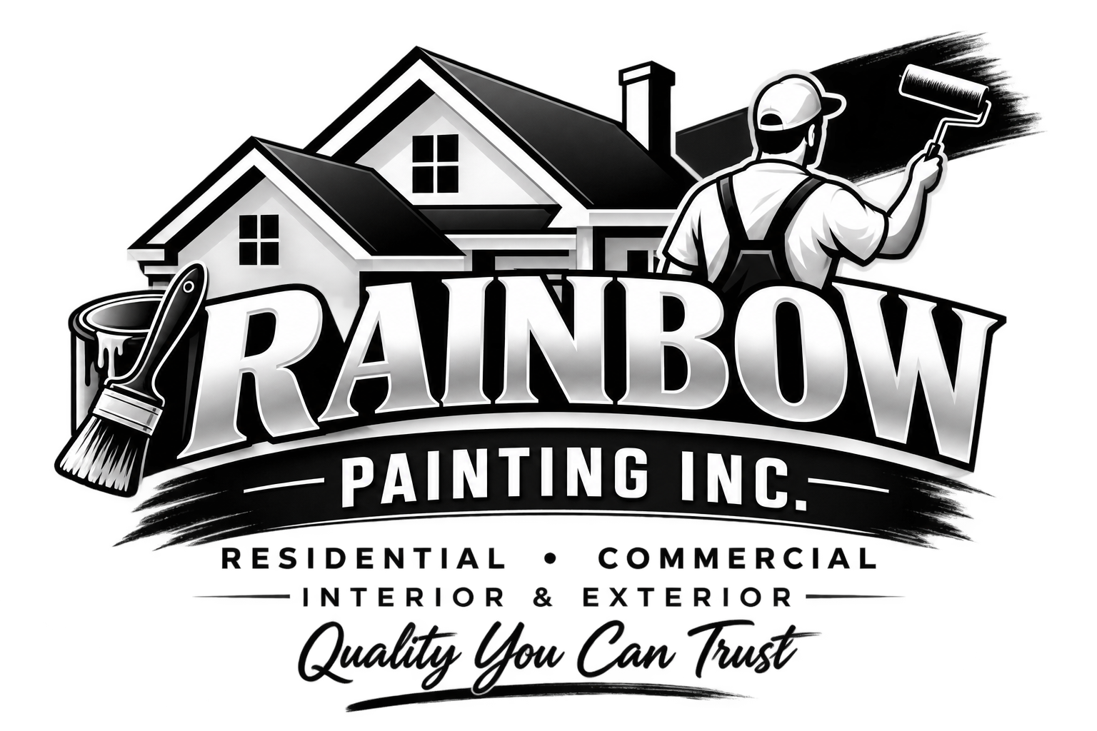 Rainbow Painting Inc. Logo