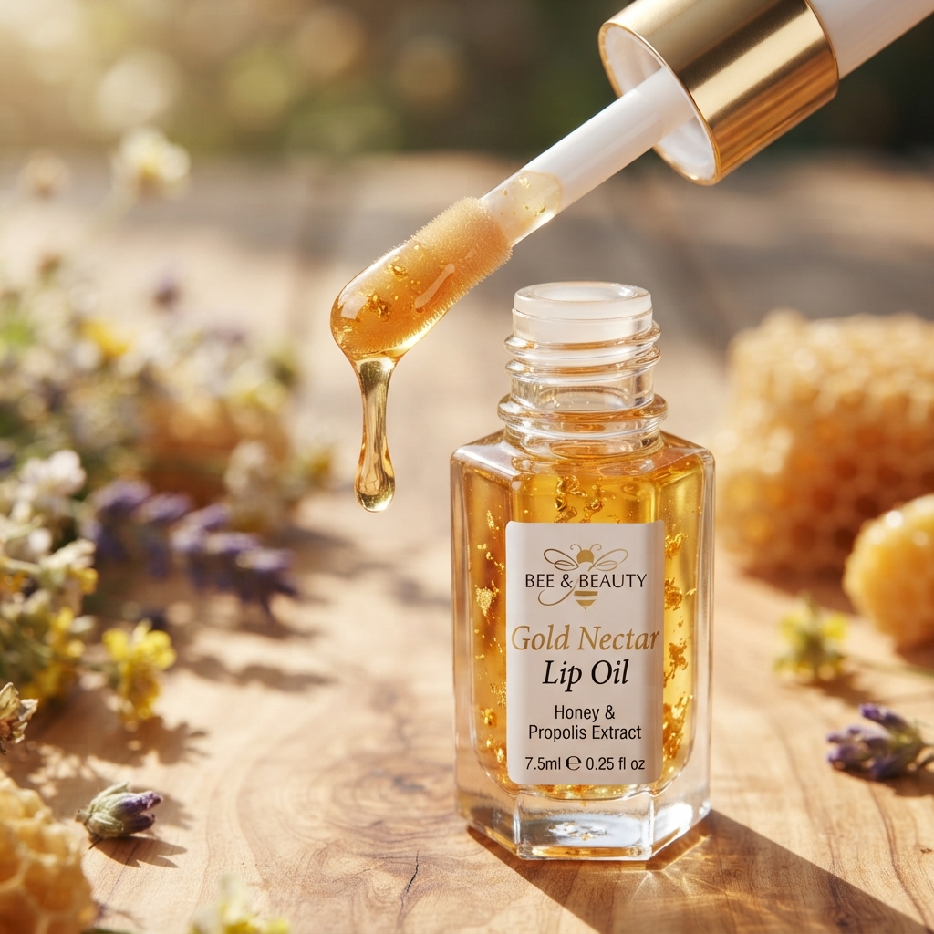 Bee Velvet Gold Nectar Lip Oil