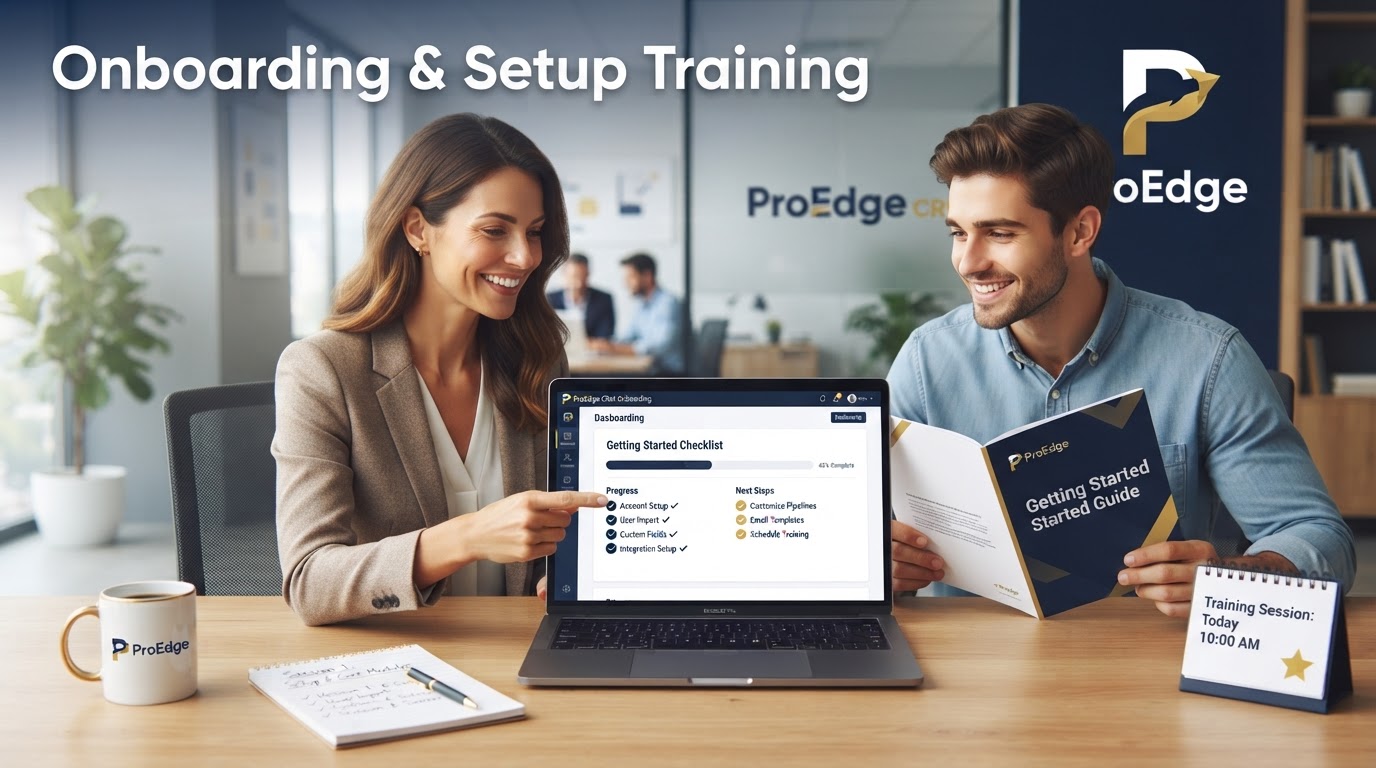 Tuesday • 4:00 PM ET — ProEdge CRM Onboarding