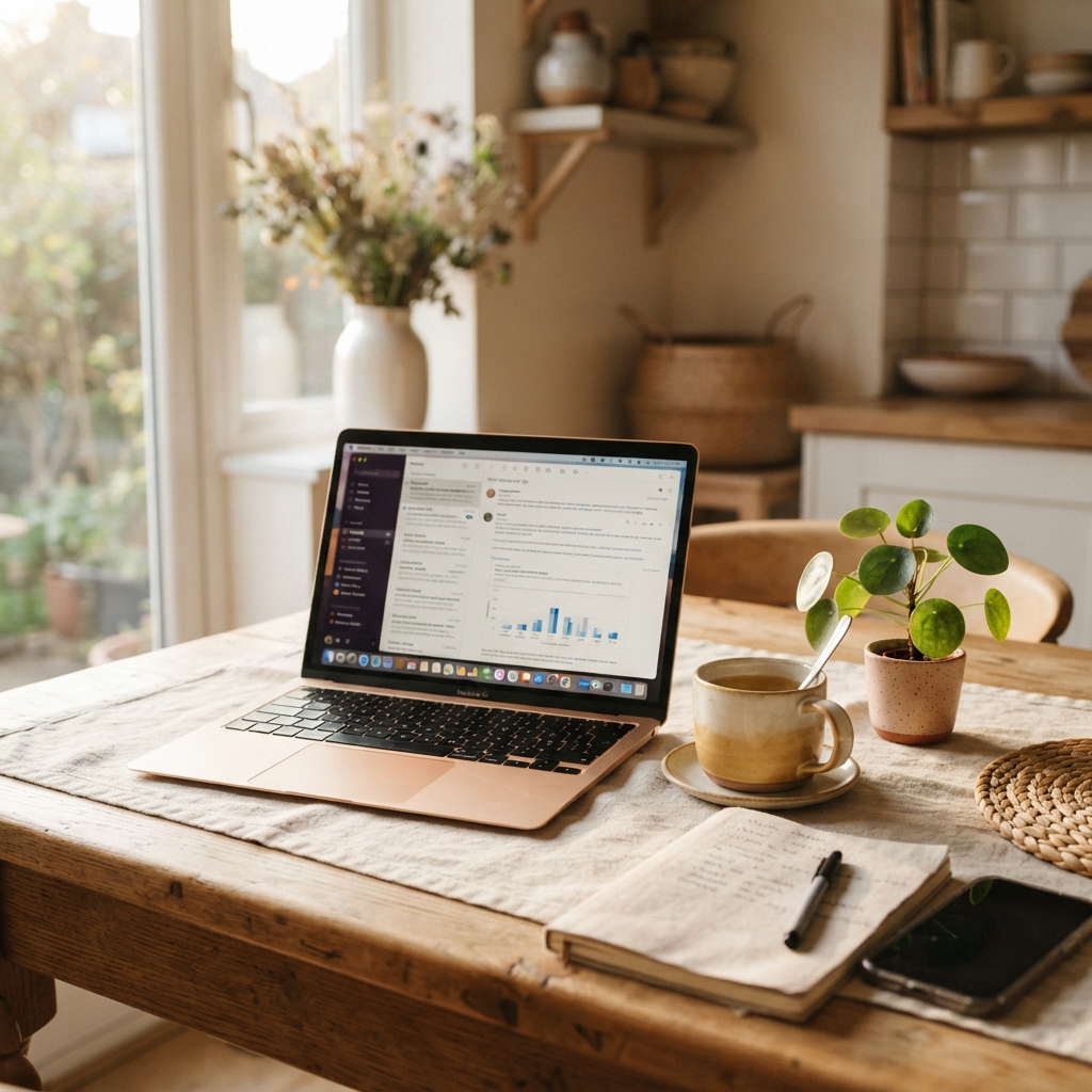 The kitchen-table office