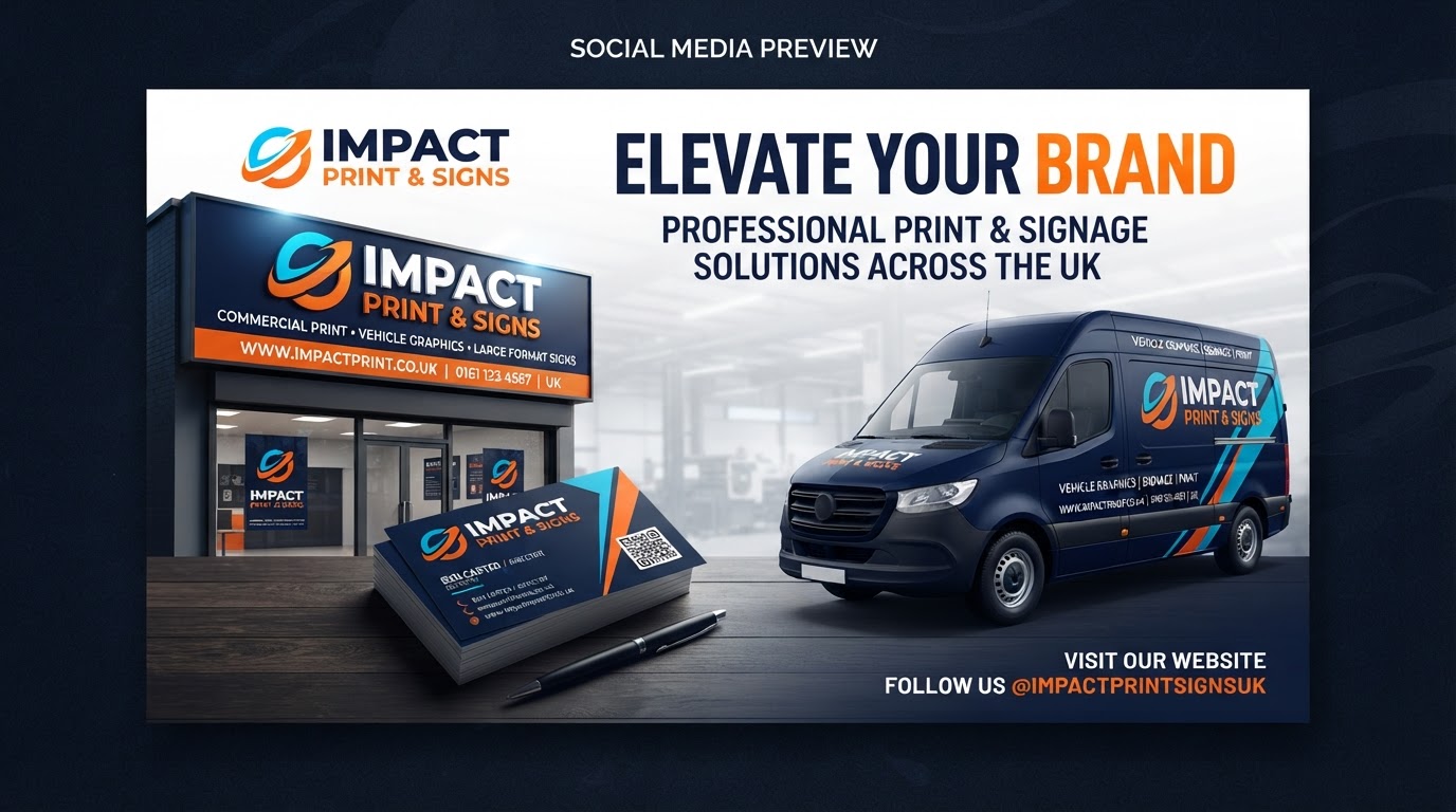 Signage — SubWeb247 Demo website screenshot — Commercial Signage & Vehicle Livery