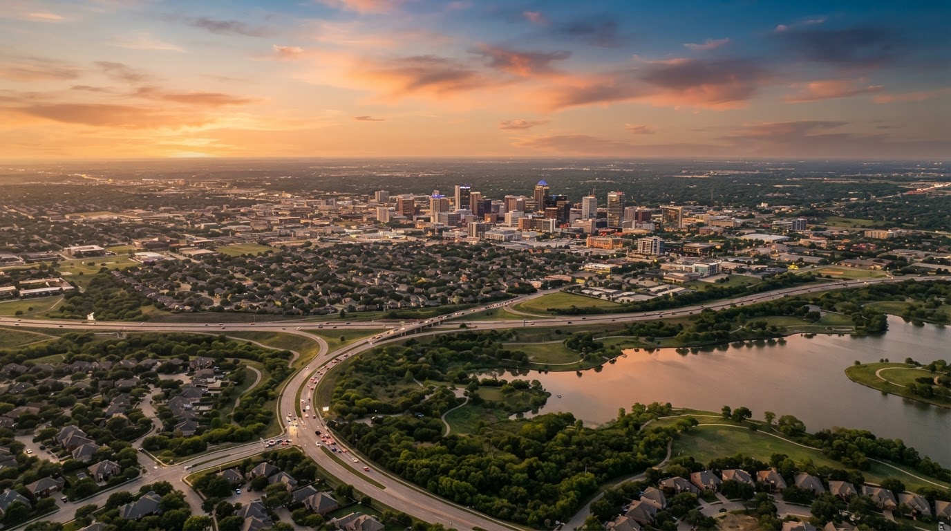 Grand Prairie Texas cityscape