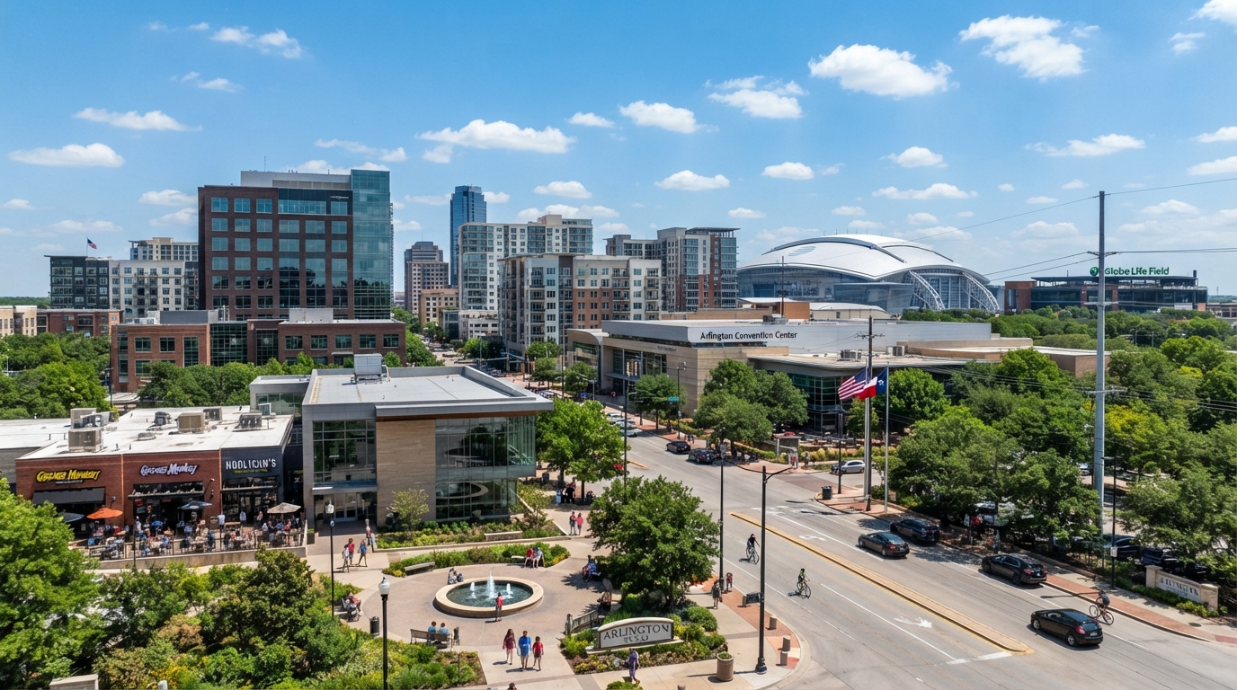 Arlington Texas city view
