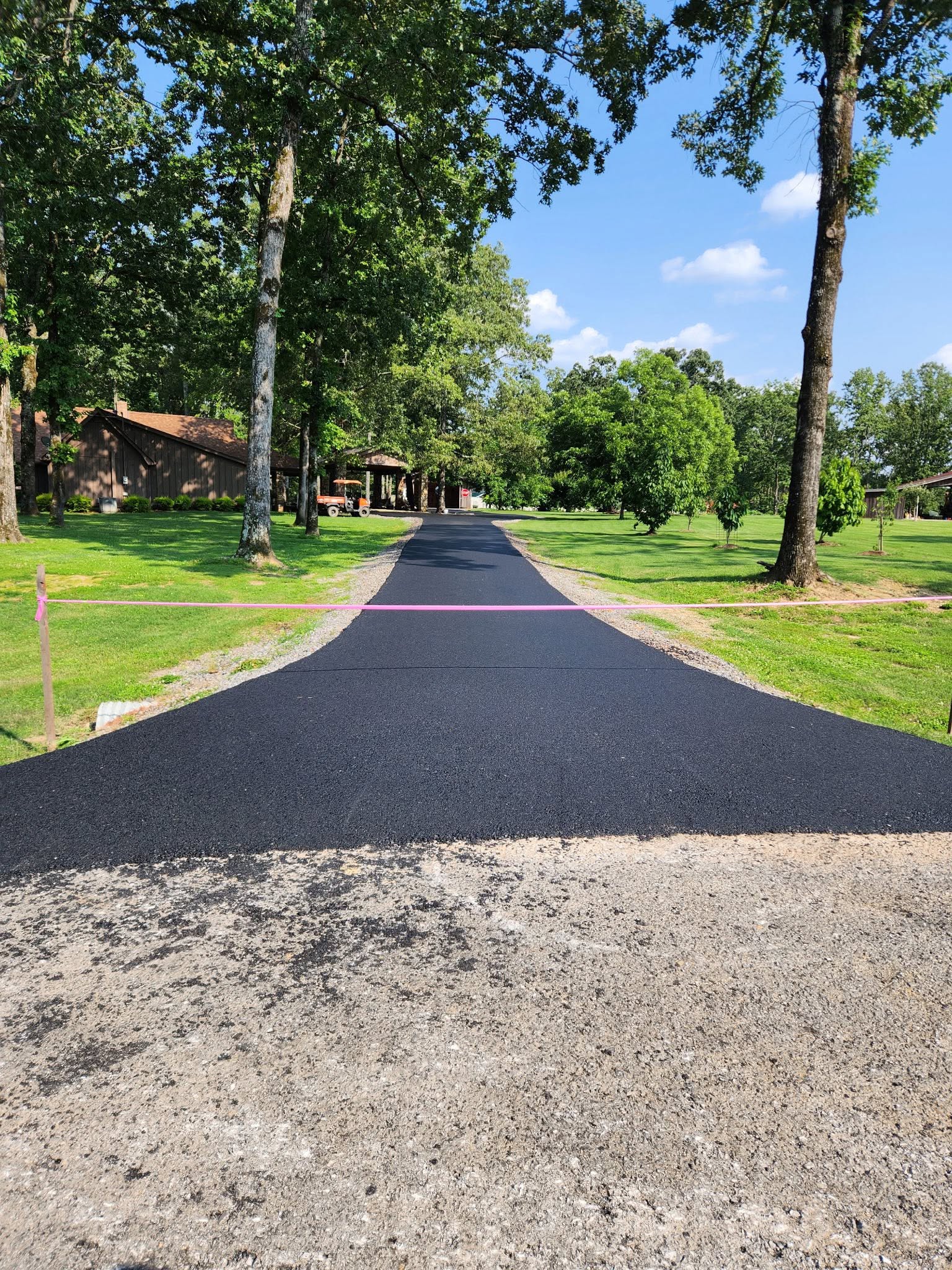 Asphalt driveway resurfacing completed by Asphalt Evolution