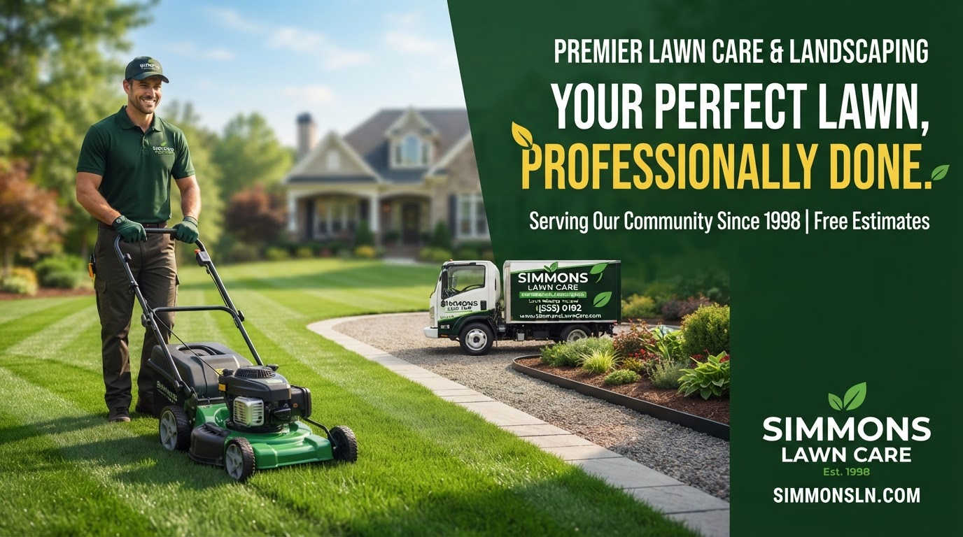 Simmons Lawn Care mascot