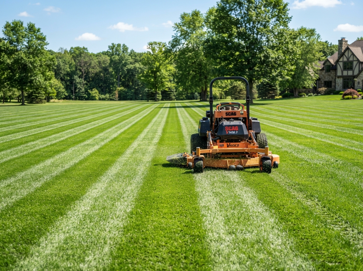 Mowing service by Simmons Lawn Care