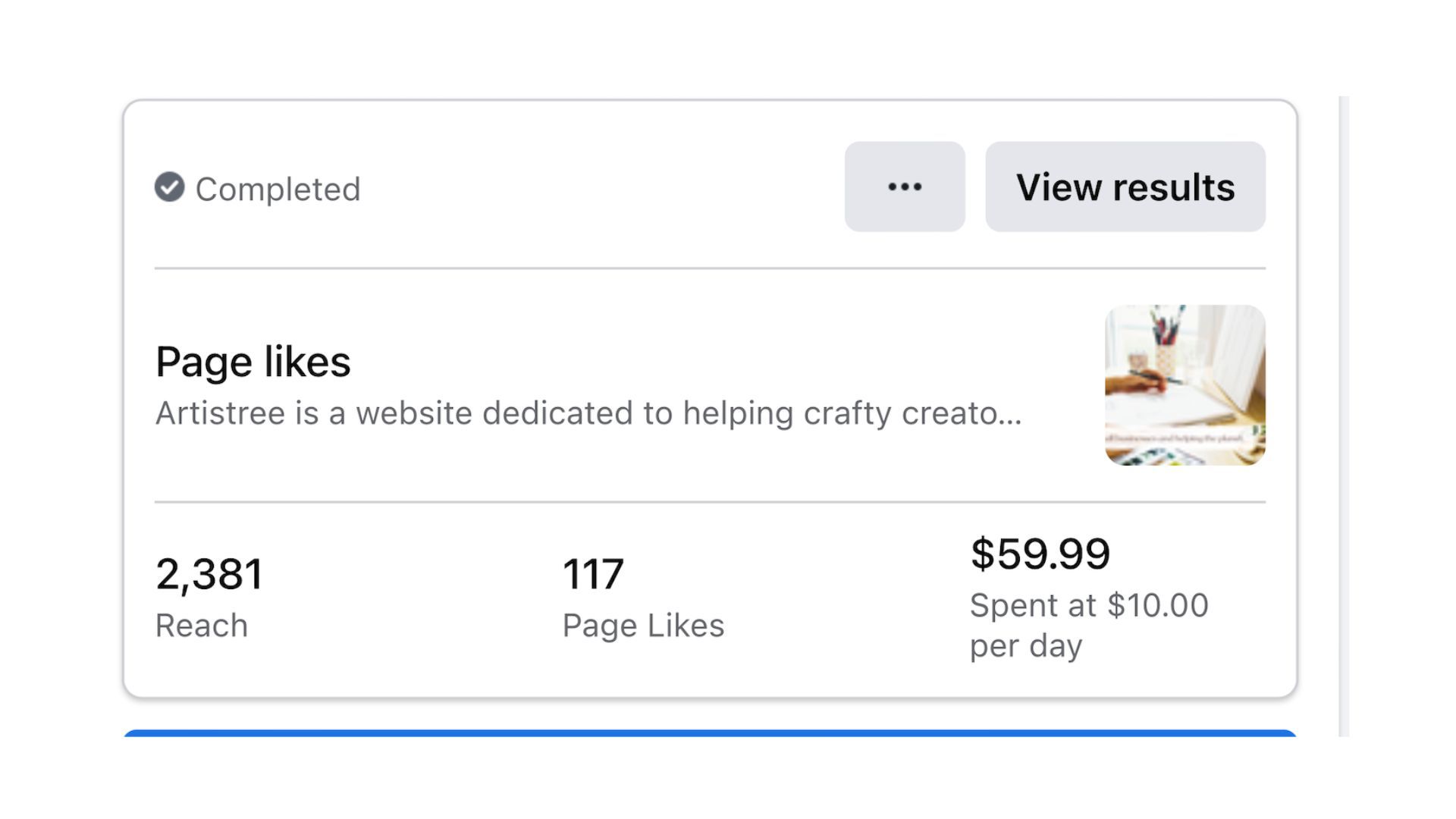Social Media Management showcase
