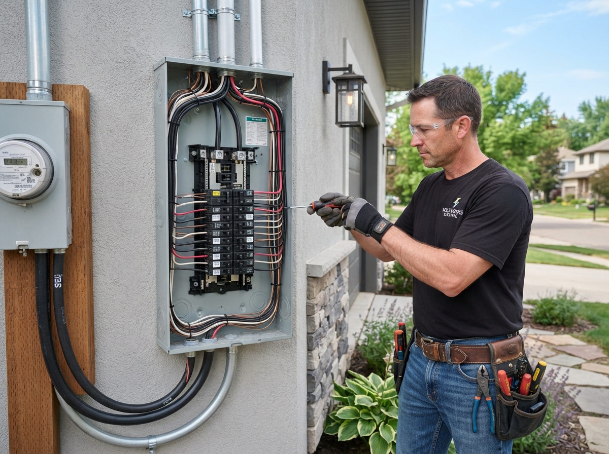 200A Main Panel Upgrade & Dual EV Charger Installation