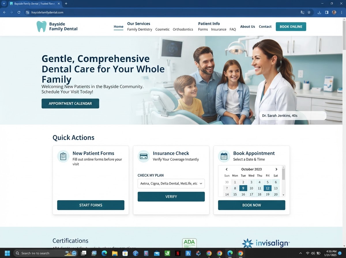 Bayside Family Dental — Dental & Healthcare