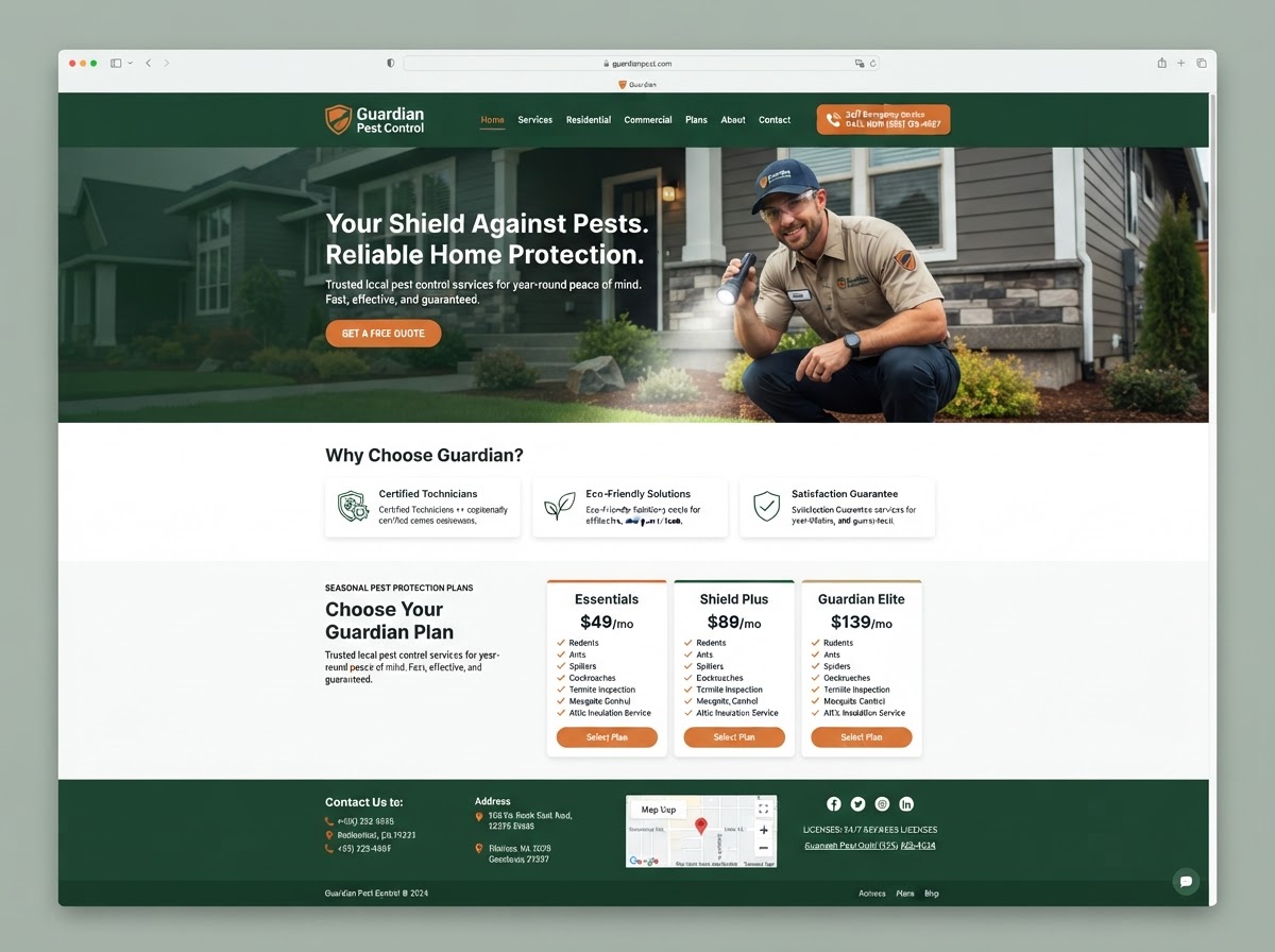 Guardian Pest Control — Pest Control Services