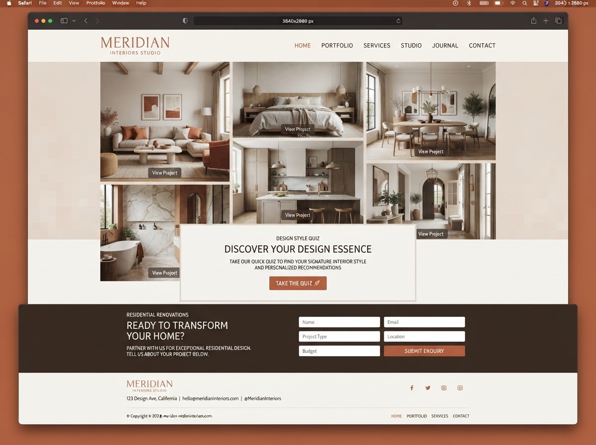 Meridian Interiors Studio — Interior Design