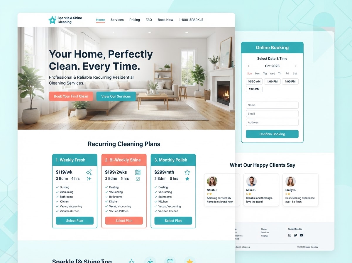 Sparkle & Shine Cleaning — Cleaning Company