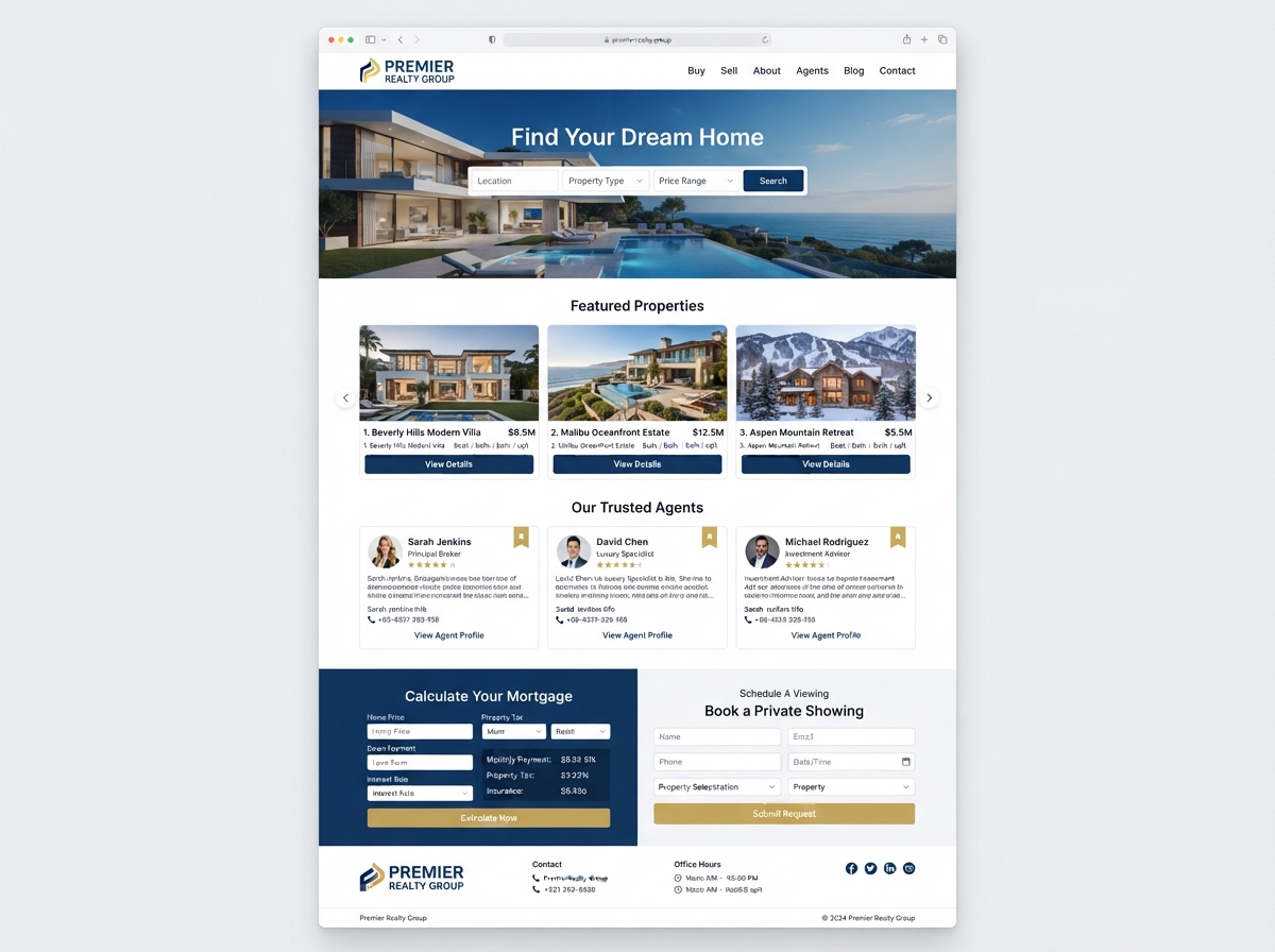 Premier Realty Group — Real Estate