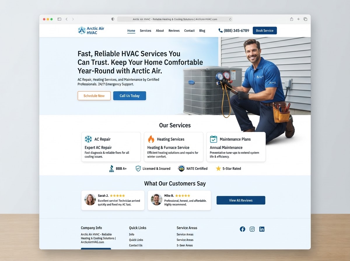 Arctic Air HVAC — HVAC & Air Conditioning