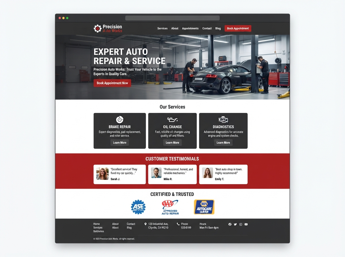 Precision Auto Works — Auto Repair & Service