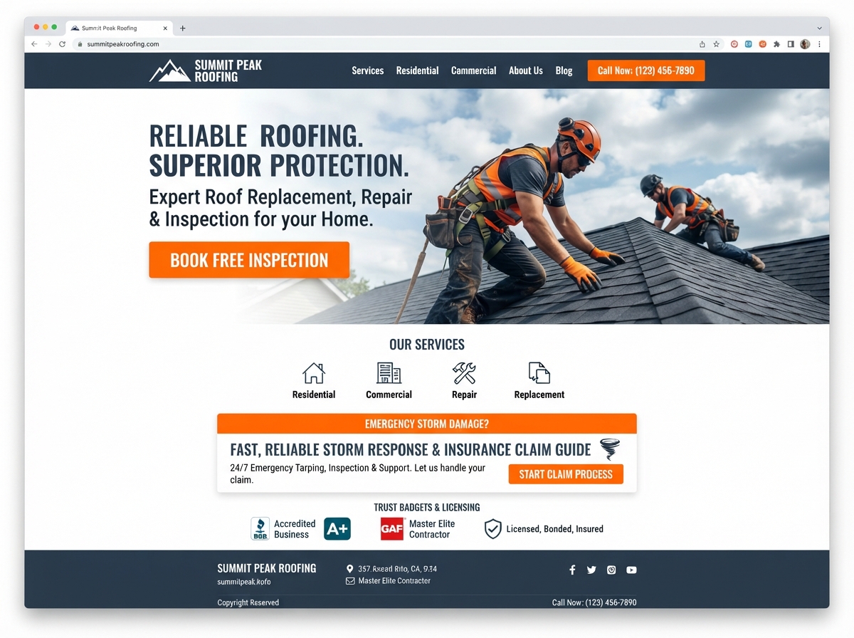 Summit Peak Roofing — Roofing & Exterior