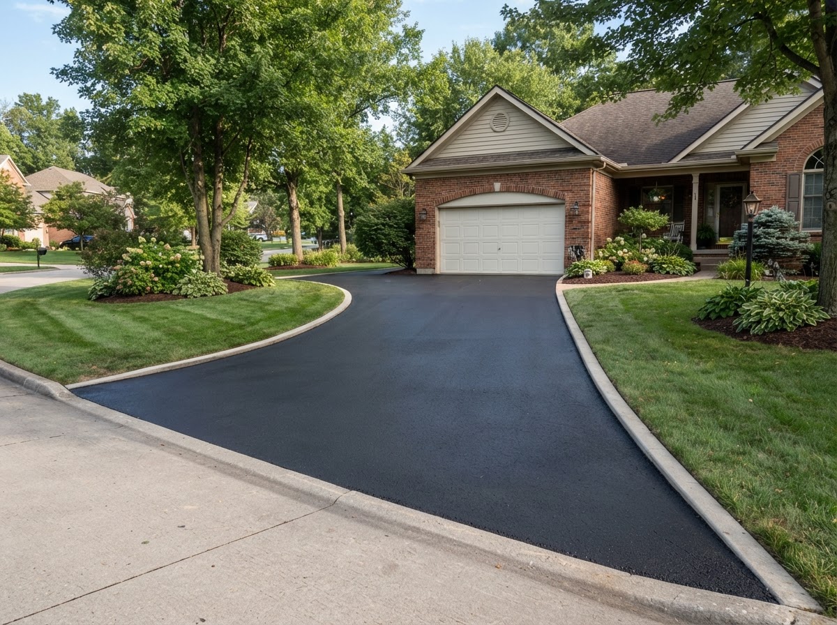 Full digout and repave project with new asphalt installation