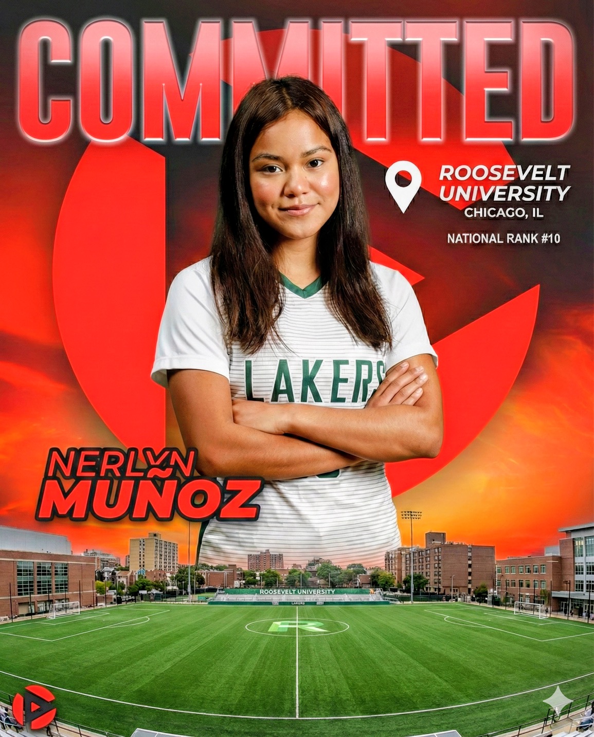 Nerlyn Munoz — Committed to Roosevelt University · National Rank #10