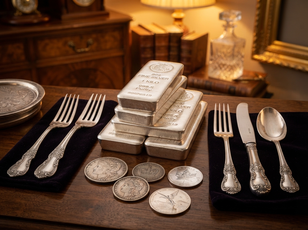 Silver and Sterling Silver