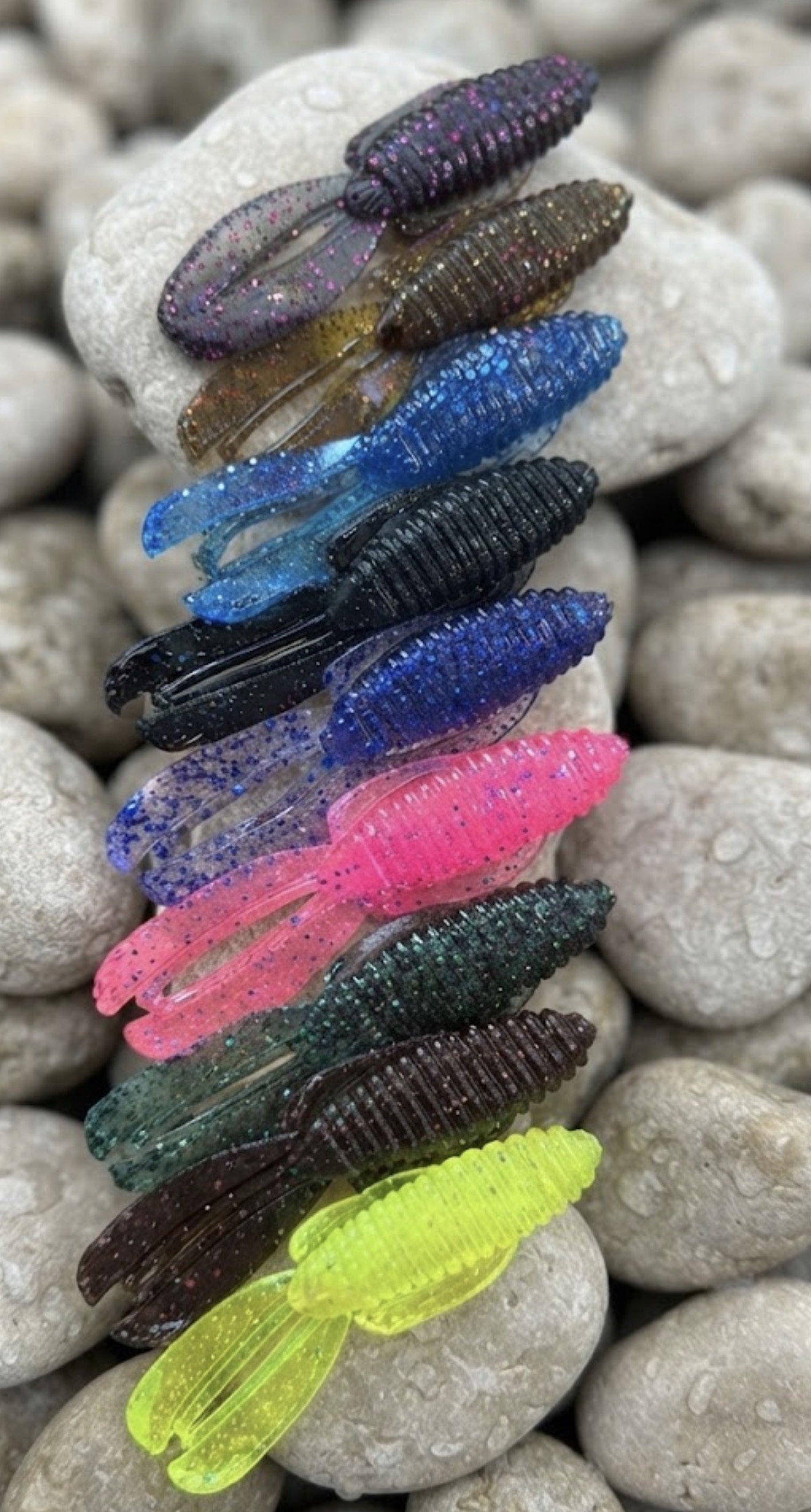 4 Inch Knuckle Dragger custom bass fishing bait by Country Cave Baits