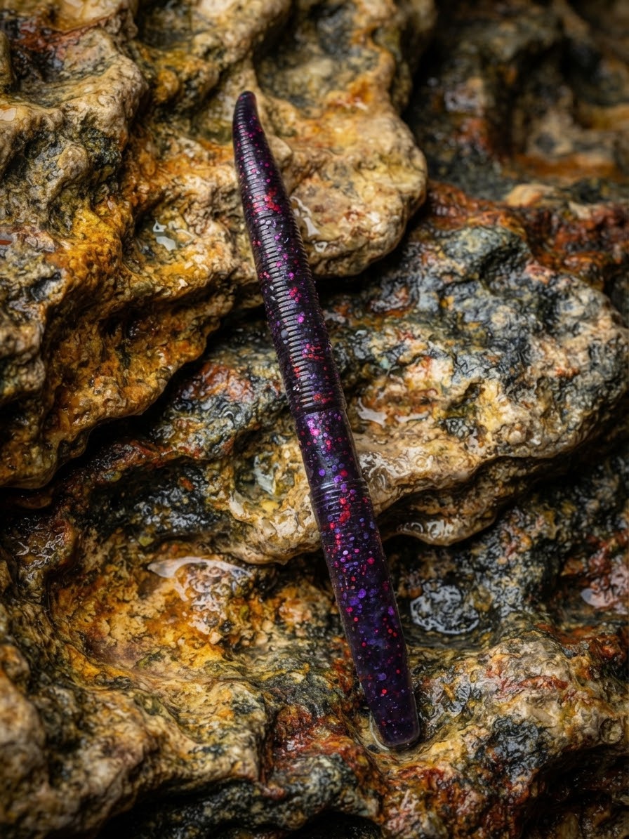 Black W/ Purple & Red