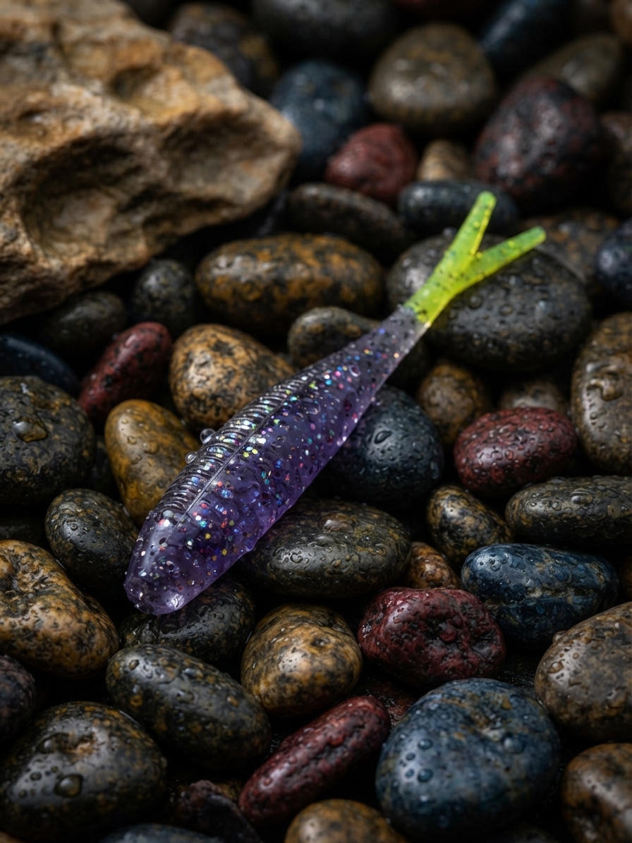 Purple Ice W/ Chartreuse Tail