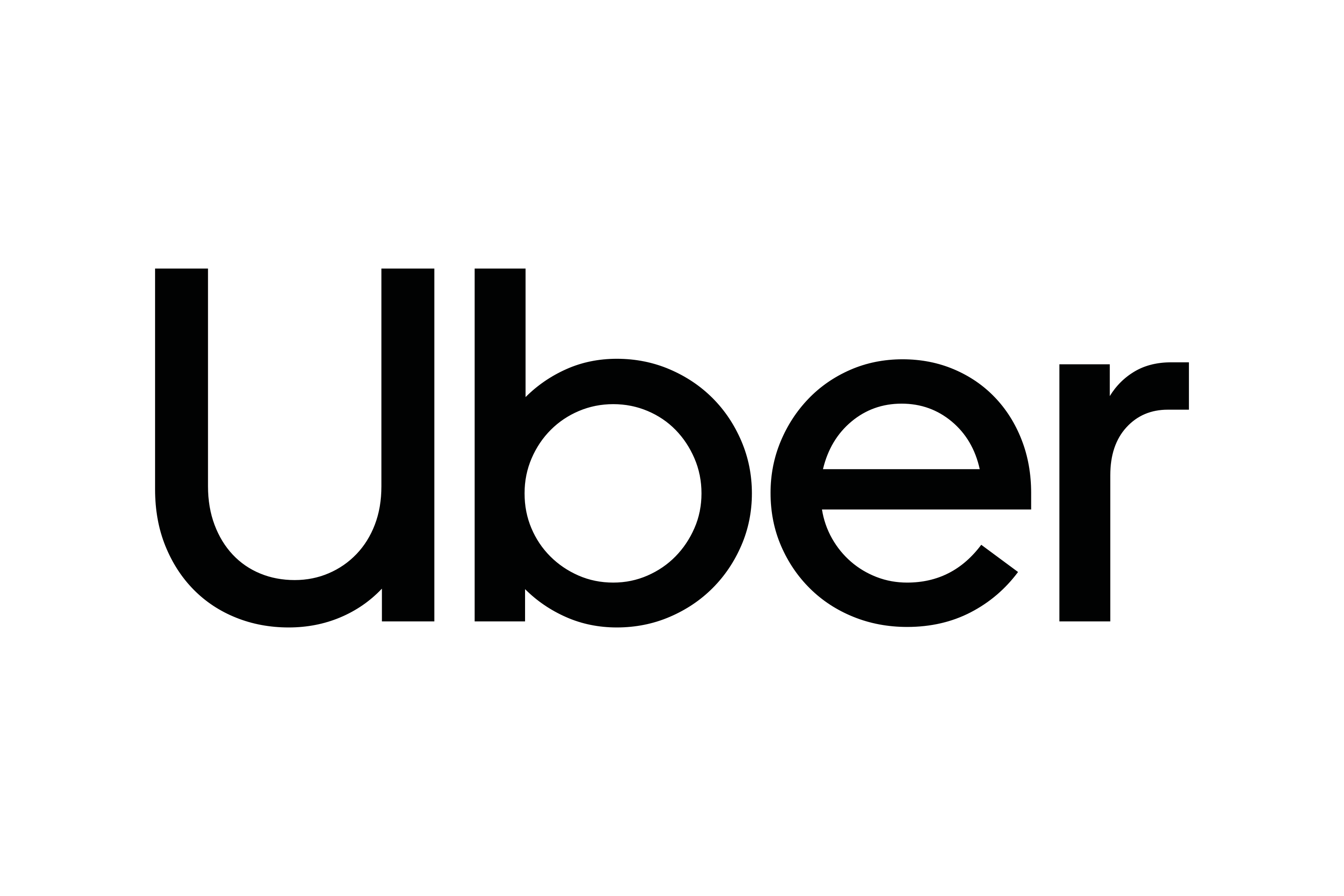 Uber rideshare platform logo