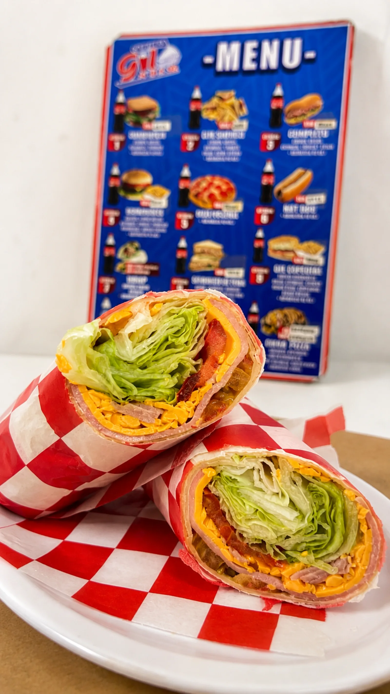 Wrap de Jamón y Queso