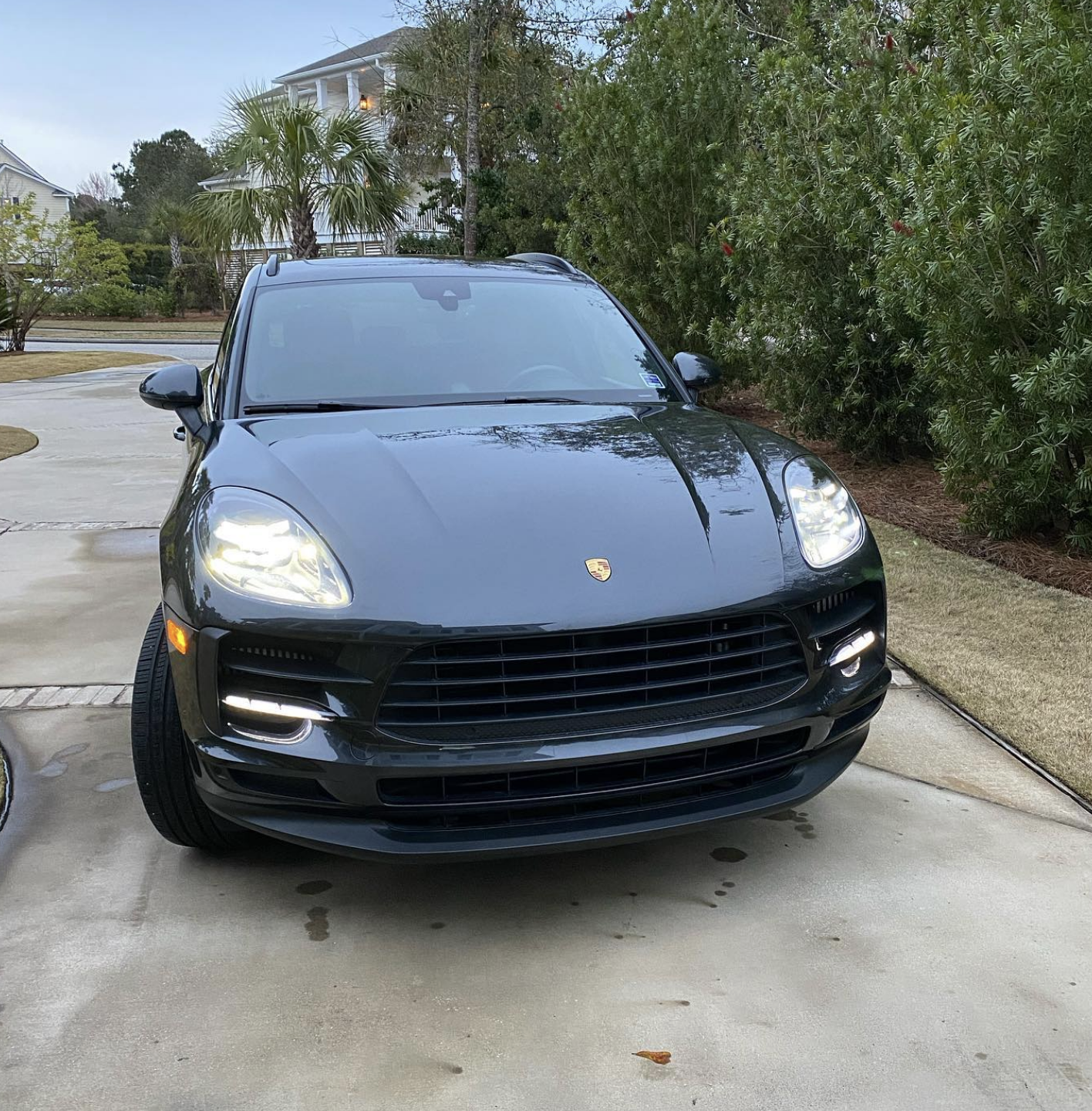 Trusted Mobile Car Detailing Savannah detailed luxury SUV on a residential driveway