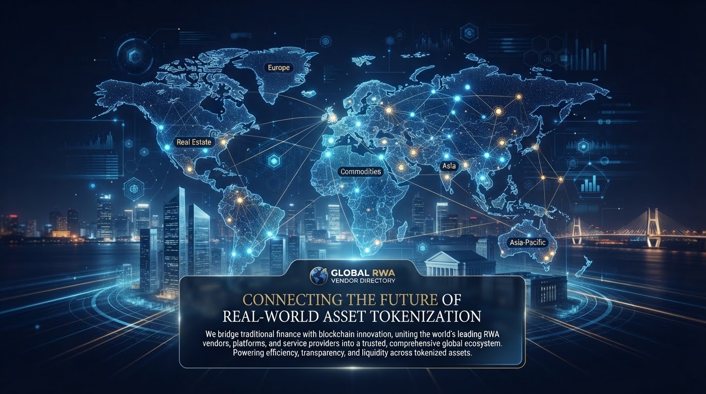 Global real-world asset tokenization network connecting vendors, issuers, and institutions