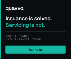 Quavvo — Issuance is solved. Servicing is not. Post-Issuance Data Infrastructure | Talk to us