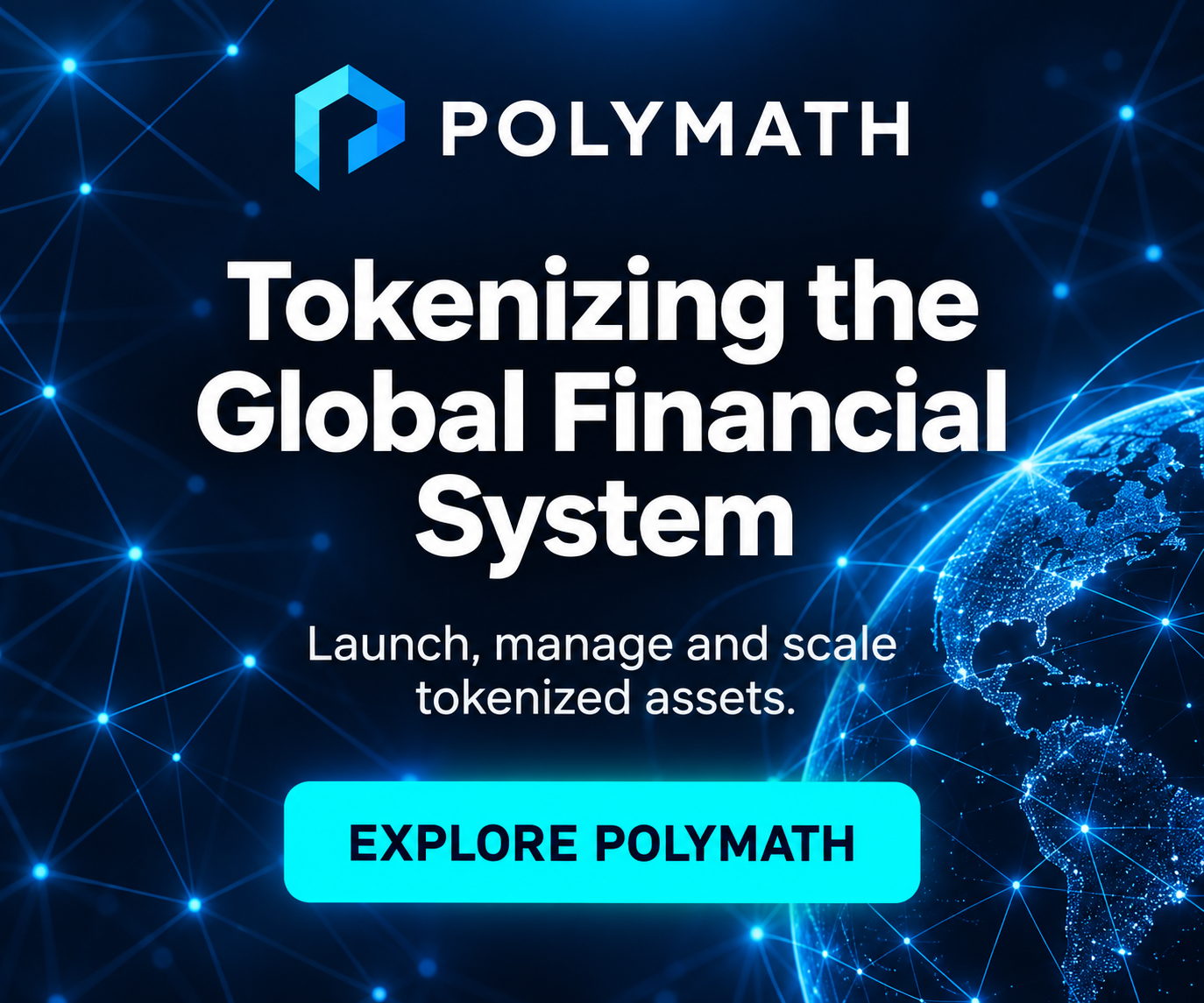 Polymath — Tokenizing the Global Financial System. Launch, manage and scale tokenized assets.