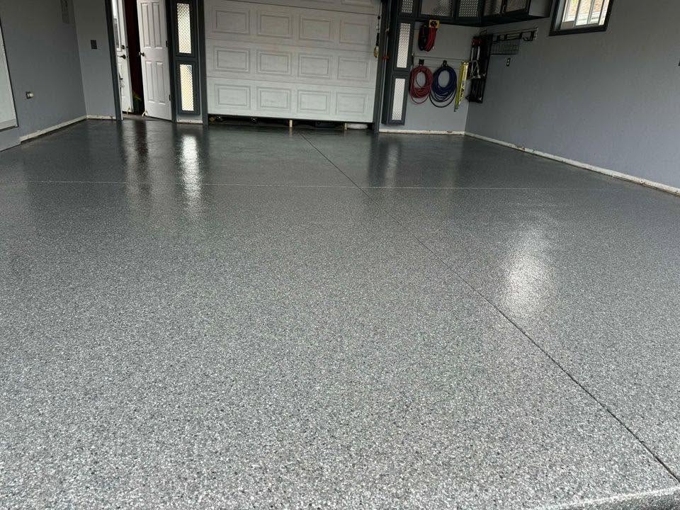 Garage Floors coating installation - slide 2