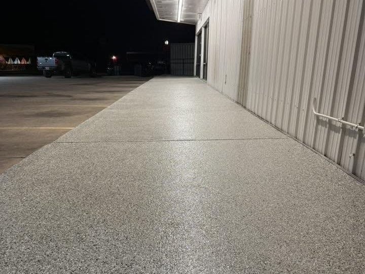 Commercial coating installation - slide 2