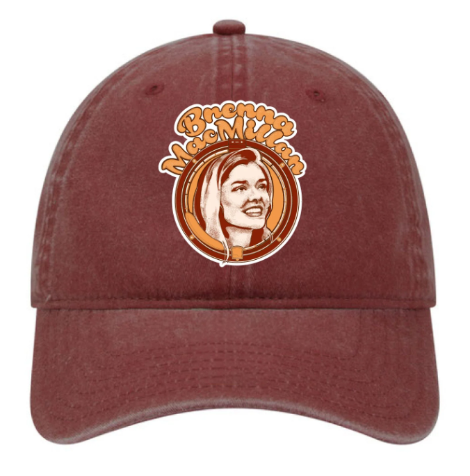 Brenna Dad Hat — Maroon & Blue