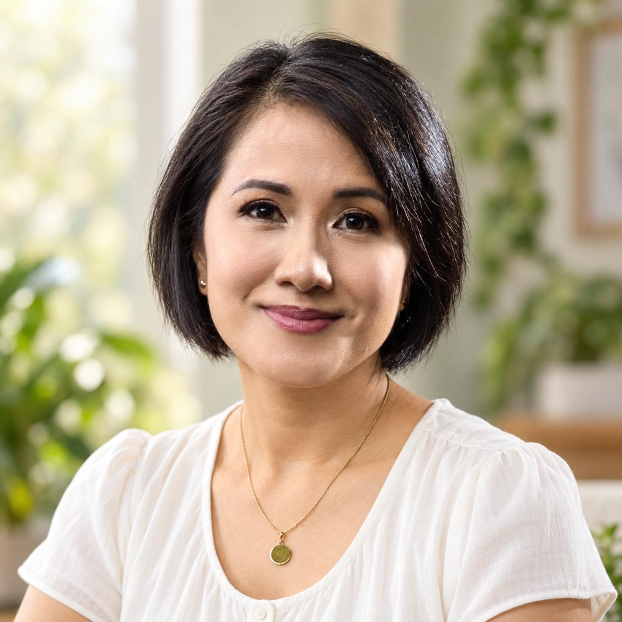 Rowena Agatha Manlapaz (Rama), author of Safe and Grounded