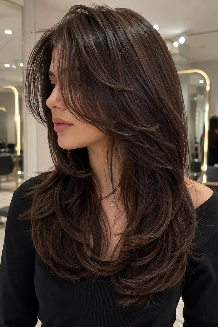Valentina Glamour - Corte en Capas Oscuro