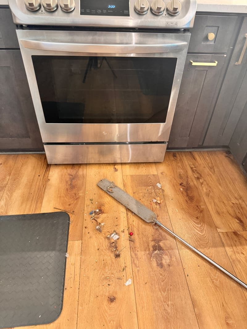 House Cleaning Monroy - Kitchen Before Cleaning