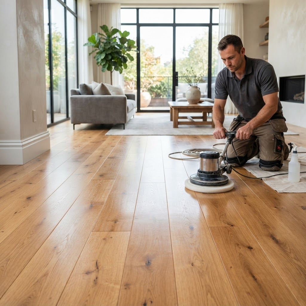 Hardwood refinishing and flooring