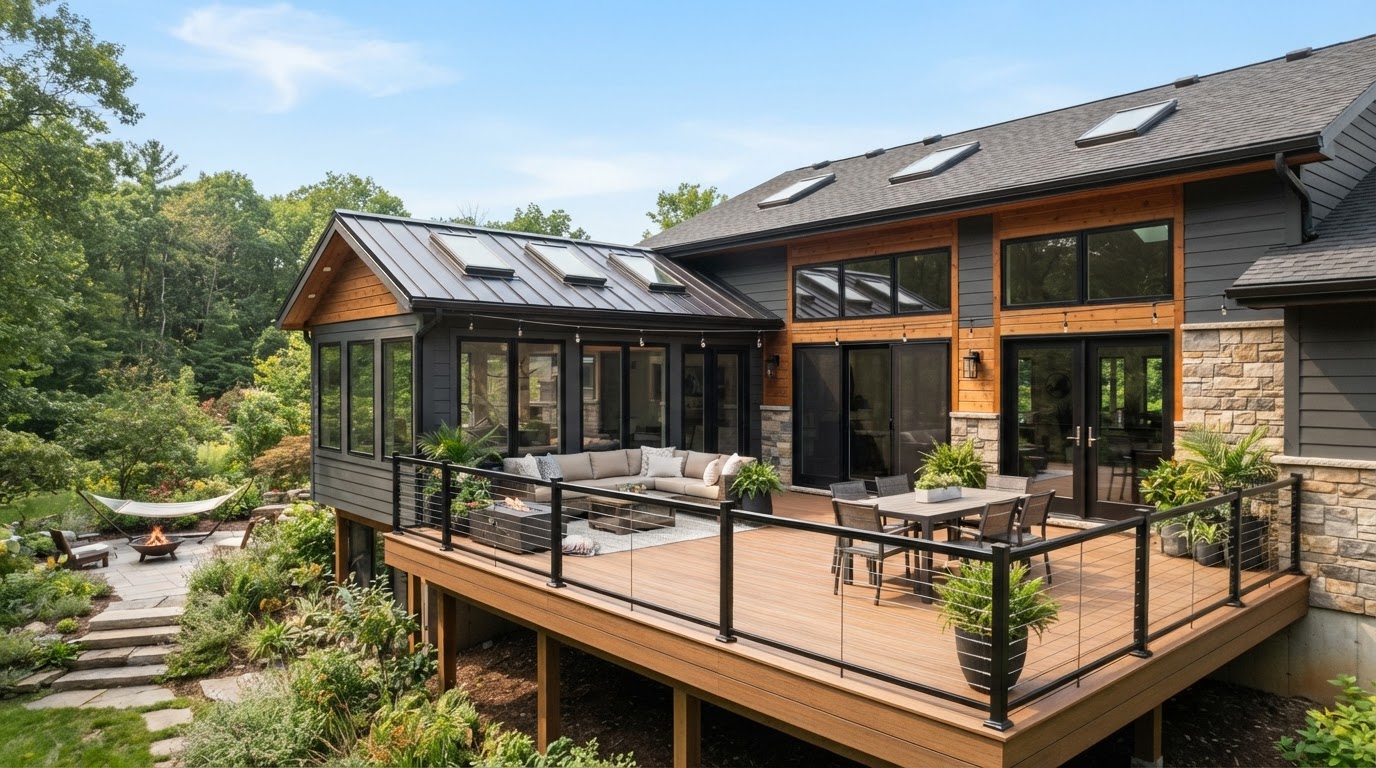 Decks, Windows, Skylights & Commercial Exteriors project by Ramos Roofing