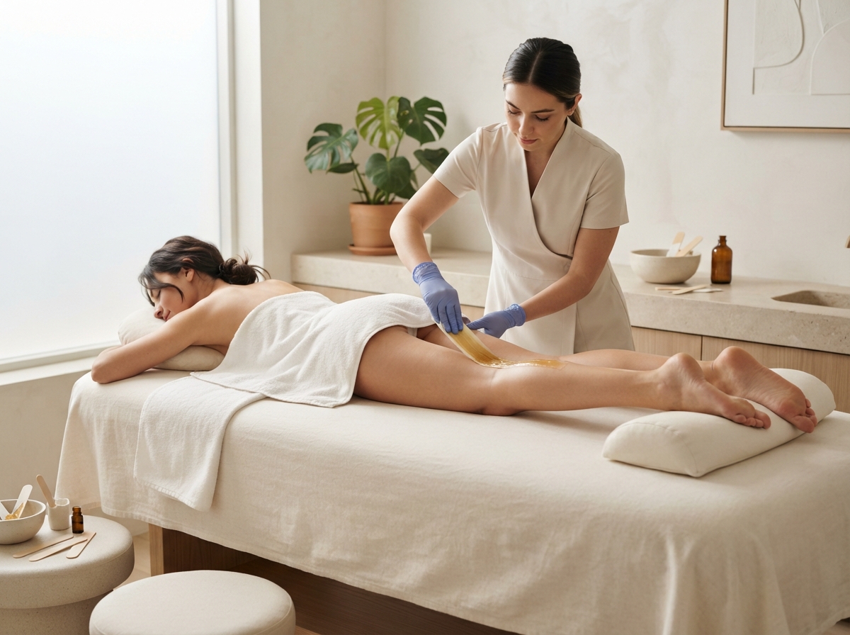 Professional body waxing at Studio-D Brickell