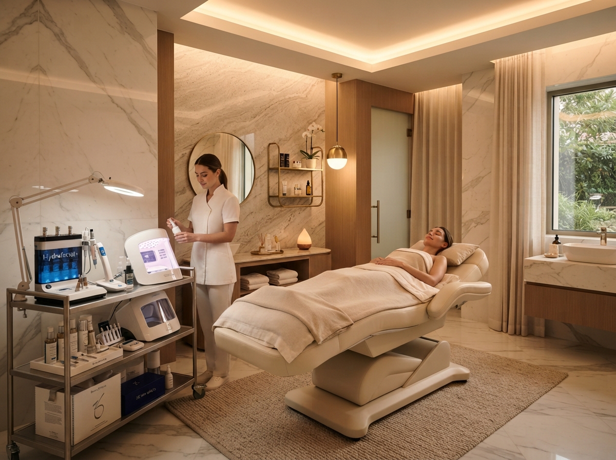 TS Browshes Esthetics & Laser med spa interior in Pembroke Pines