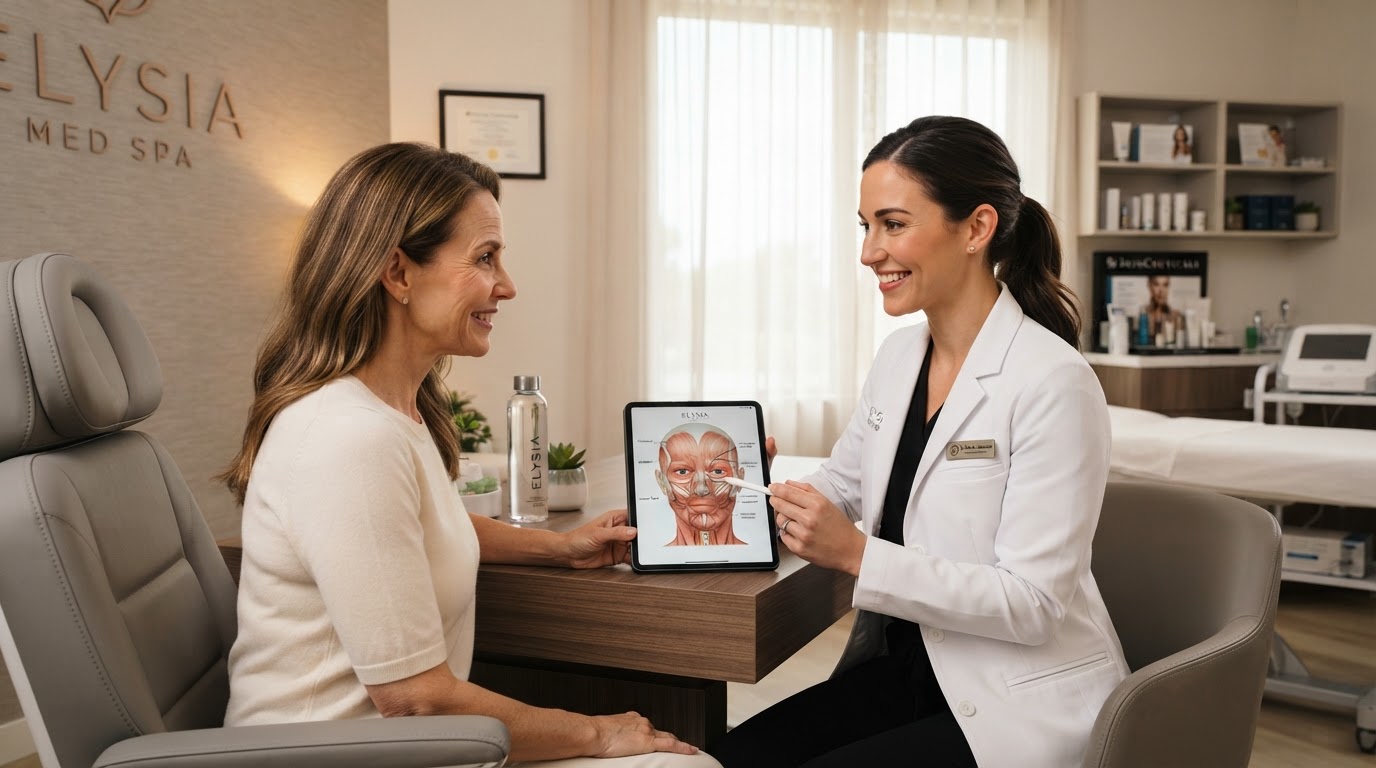 Preventive Botox consultation for young patient at TS Browshes Pembroke Pines