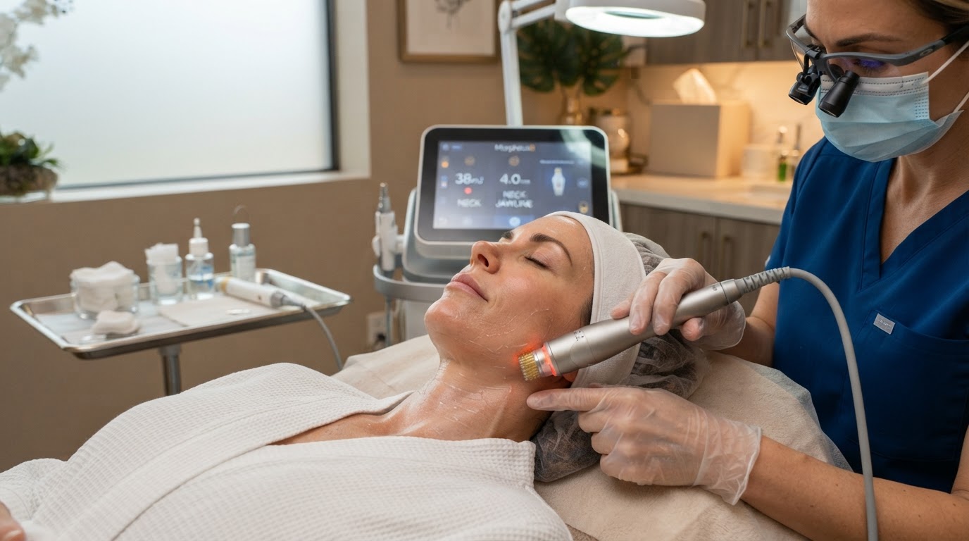 How Morpheus8 Combines RF Energy & Microneedling for Deep Collagen Tightening