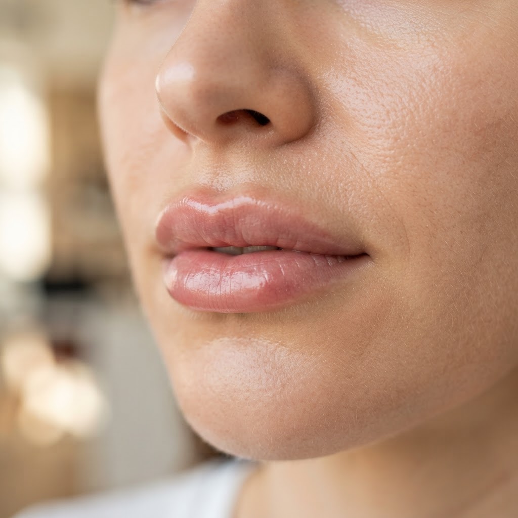 Natural lip enhancement at TS Browshes Esthetics & Laser.