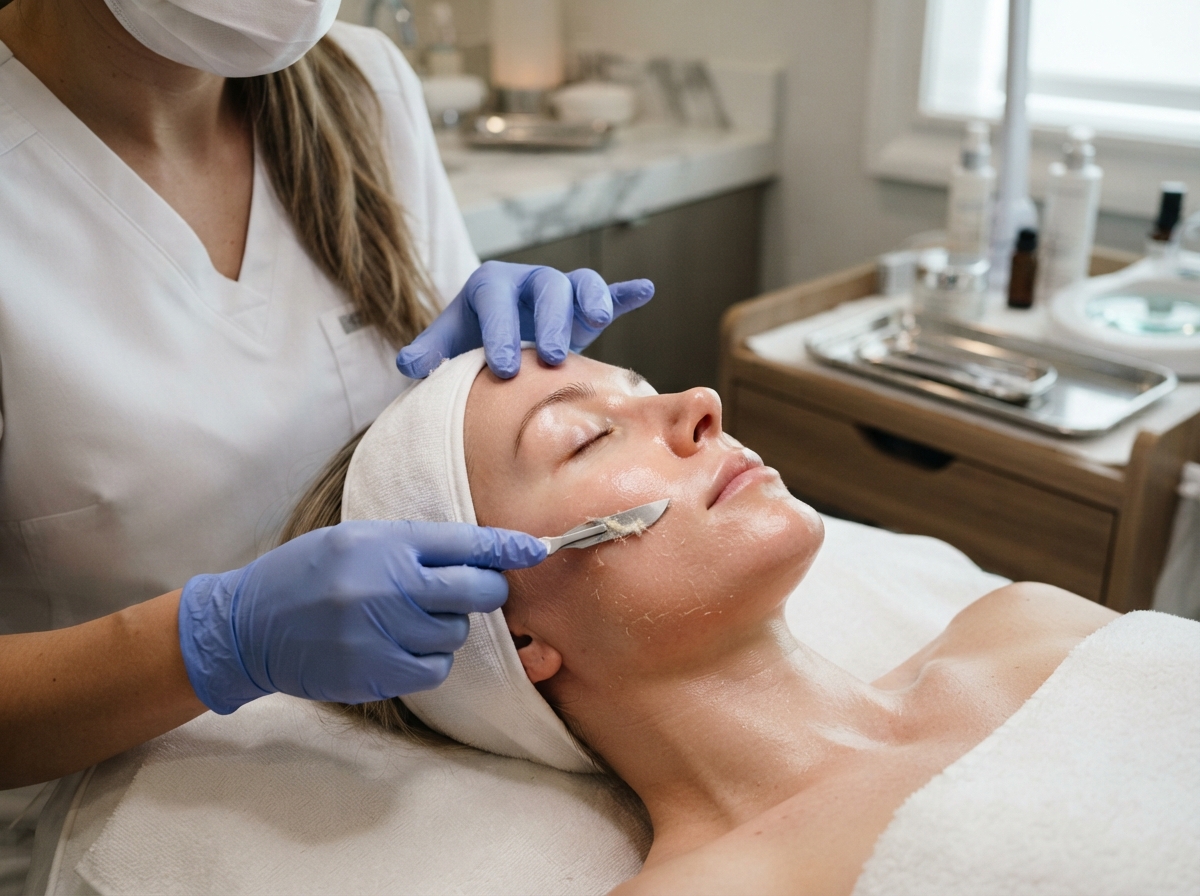 Dermaplaning Exfoliation