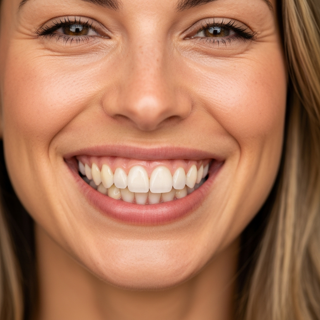 Beautiful natural smile after cosmetic dental treatment at Bellagio Dental