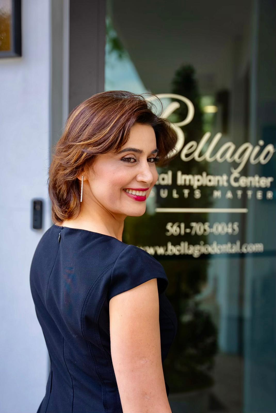 Dr. Rose Farrah, cosmetic and restorative dentist at Bellagio Dental Implant Center