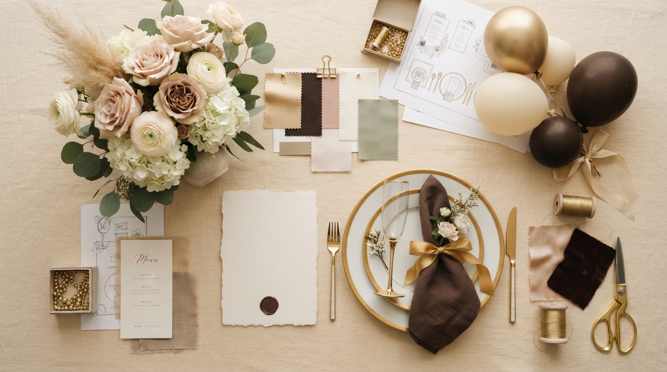 Elegant event setup representing Luxury Group FF Corp's blog on event planning and design