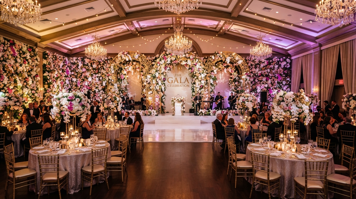 Custom themed event design and decoration by Luxury Group FF Corp